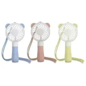곰돌이 목걸이형 미니 핸디 선풍기
