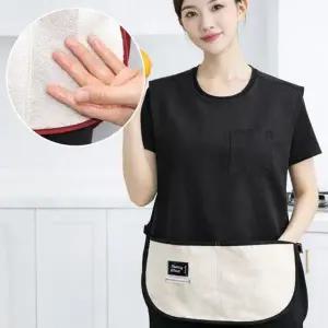 모던 핸드타올 앞치마 어린이집 카페 주방 원피스형 방수 앞치마
