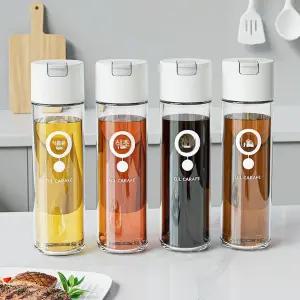 주방 대용량 자동 오일병 소스병 식용유 오픈형 유리병