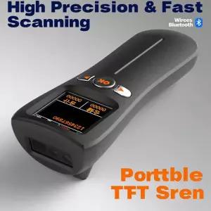 미니 휴대용 동글 포켓 2D 블루투스 바코드 스캐너 PDF417 데이터 매트릭스 무선 2.4G QR 코드 화면 이미지