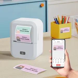 마크라이프 휴대용 라벨 프린터 X2 미니 무선 블루투스 호환 무잉크 스티커 제작 태그 가격표 기계