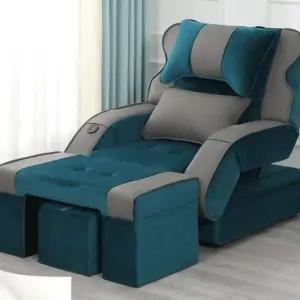 발마사지 의자 페디큐어 종아리 안락 침대 미용 다크 다리