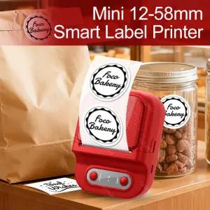 12-58MM 미니 라벨 프린터 무선 블루투스 스티커 메이커 열전사 휴대용 포켓 자체 접착 기계 B21 B1과 동일