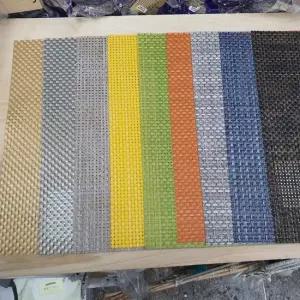 테이블매트 9종왕골 소형체크방수직사각 실리콘 방수식탁매트 실리콘테이블매트