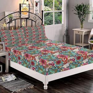 XISUNYA 장식용 맞춤 시트 세트 킹 사이즈 페인트 딥 포켓 베개 샴 2개(평판 없음) 이스턴 폼 꽃무늬 극세사 침구 3pc 여성 남성 침구용