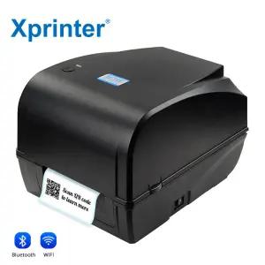 USB+LAN 인터페이스 Xprinter XP-H400B/T458B 열전사 바코드 프린터 리본 기계 라벨