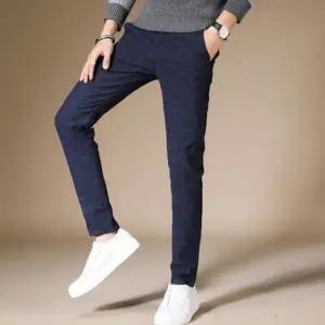 일자팬츠 남자슬랙스 체크무늬 정장팬츠 10부바지 (HSJ-WFHQDSA)