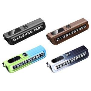 다기능 자동차 전화 번호판 장식 차량 임시 주차 액세서리