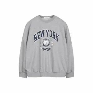 [하프클럽/해리슨]코튼 뉴욕 맨투맨 MJBC1638