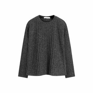 [하프클럽/해리슨]왕골 니트 라운드 긴팔티 MJBC1672