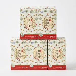 [LG생활건강] 쏘피 귀애랑 라이너 일반 38P X 5팩