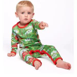 쁘띠팔레 쁘띠팔레-( 강남) 스마포크- 울름 농장 무늬 긴팔 바디수트 우주복 903015