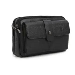 미니백 데일리 클러치 손가방 아빠 가죽 지갑 블랙