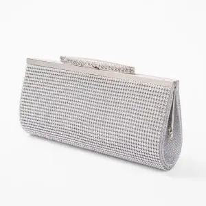 클러치백 실버 미니 결혼식 파티 가방