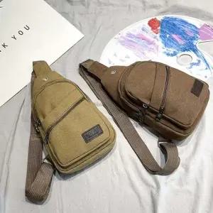 캔버스 캐주얼 데일리 미니 크로스 슬링백 가방