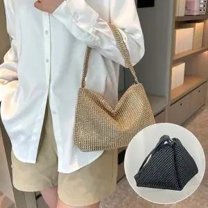 F007557_스팽글 미니토트백 숄더백 스팽글 세모삼각 미니백