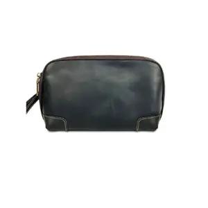 클러치백 빈티지 가죽 남자 클러치 파우치 가방 블랙