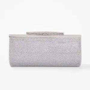 헤이든 럭셔리 클러치백(실버) 결혼식 파티가방