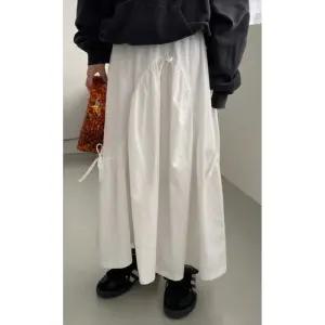 리본 스트링 플리츠 롱 스커트 사랑을처방해드립니다 22회 공주아 진세연 연예인스타일