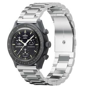 [미국배송] 문스워치용 밴드 오메가 X 스와치 문스워치 스피드마스터 등 20MM 시계용 메탈 스트랩 스테인리스 교체용 밴드 빠르게 출시