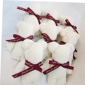 개업 생일 답례품 곰 손수건 불투명 포장백