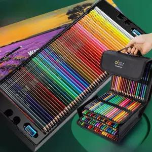 고급색연필 200색 수성 채색 전문가용 세트 선물 드로잉 미술 유성 스케치