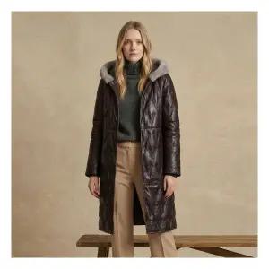 리오벨TAG가299,000 밍크 카라 핫 멜트 후드 다운 쟈켓1162845