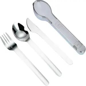 ZHUNIPINGAN 여행용 식기 세트 케이스 휴대용 ABS 상자 숟가락 및 포크 캠핑 피크닉 하이킹 사무실용