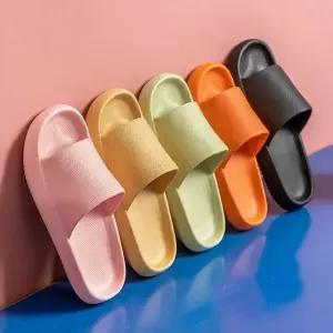 무소음 EVA 실내화 슬리퍼 거실화 경량 미끄럼방지 층간소음방지 쿠션