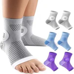 여성과 남성을 위한 3쌍의 신경병증 양말 아킬레스건염 를 초 통기성 아치 지지를 20-30mmHg 압박 발목