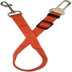 조절 가능한 반려견 자동차 안전벨트 ？ 여행용 반려동물 안전 하네스 클립 유니버설 핏 소형 및 중형견을