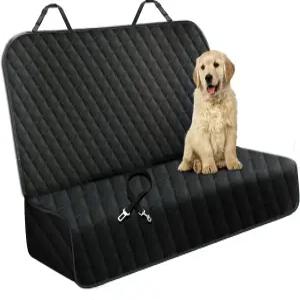 뒷자리용 물색 반려견 카시트 커버 스크래치 방지 논슬립 반려동물 보관 가방이 있는 4겹 방수 헤비 듀티