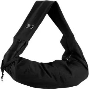 소형견 및 고양이용 개 슬링 캐리어 최대 16.5파운드 포켓 펫 크로스 바디 숄더백 포함 통기성 와플