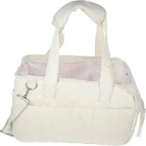 밀리스텐 휴대용 애완동물 캐리어 가방 통기성 캔버스 강아지 여행 포켓 고양이와 작은 개를 위한 부드러운