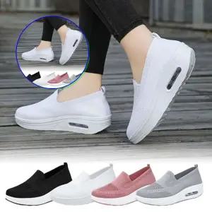 쌍문상회 지금 필요한 에어메쉬 무화 간호화 슬립온 신발 205732