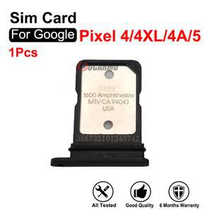 Google Pixel 4A 4G 4 XL 4xl 5 SIM 카드 트레이 슬롯 교체 부품 검정색 녹색 파란색