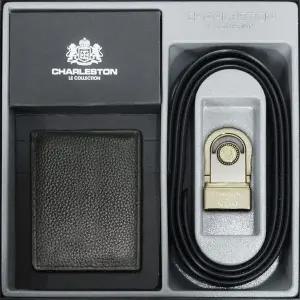 [하프클럽/]감사선물 소가죽 골프 지갑벨트 세트 기념축하