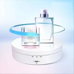 원형 회전스탠드 진열대 진열판 전시 테이블 거울 미러 반사