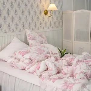 사계절 양면 일체형 프릴 차렵이불 단품 ss 극세사 차렵이불