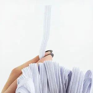 [하프클럽/]수선고무줄 납작 티셔츠넥 만들기 고무밴드 8골 흰색