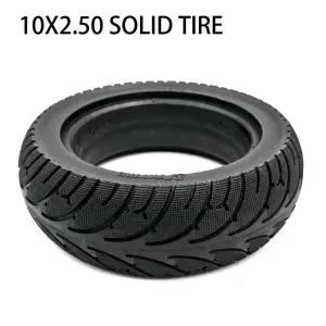 전기 스쿠터용 10인치 10x2.5 솔리드 타이어 고무 바퀴