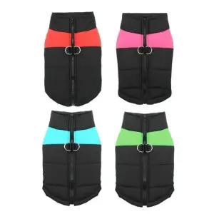대형견 겨울 패딩 조끼 하네스 반려 동물   강아지 코트 점퍼 애견 강아지옷 겨울옷