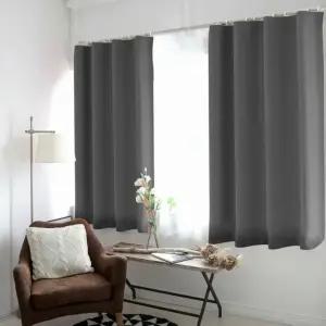 작은창 방한 암막커튼 핀형 햇빛가리개 사생활보호 방풍 커텐 135x170