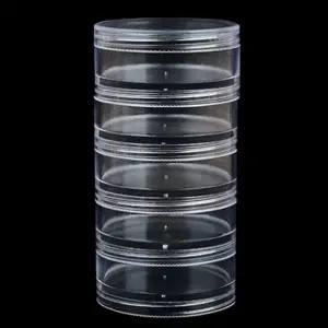 [하프클럽/]5단 투명 원형케이스 대형