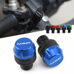 호환  Yamaha Nmax 155 125 Nmax125 Nmax155 알루미늄 합금 스쿠터 미러 구멍 플 나사 캡 커버