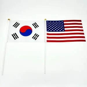 나라별 국기 태극기 성조기 5장 응원용태극기 손국기 올림픽응원