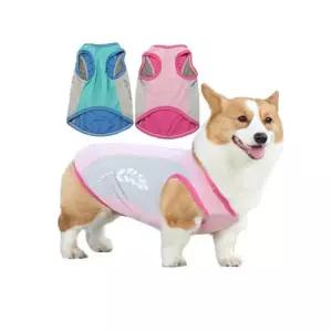 나은상점 강아지 여름 쿨조끼 쿨티 반사 쿨링 베스트 4X 중형견 아이스조끼 애견 산책 패션옷 여름옷