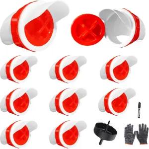 SuSuHan 10 PCS 치킨 공급 포트 DIY 자동 공급기 가금류 폐기물 없음 쥐 방지 방수