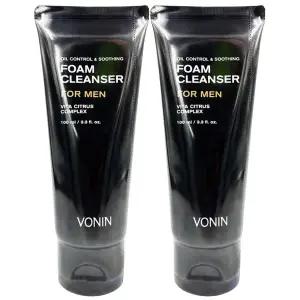 보닌 오일컨트롤 앤딩 폼클렌져100ml x2개 얼굴세안제 남성클렌징폼