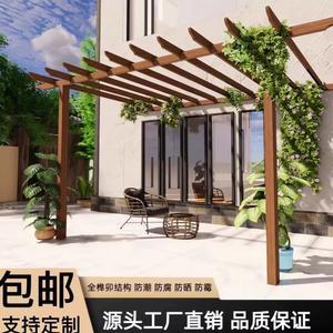 옥상정자 쉼터 농막 파고라인테리어 포도나무 야외정